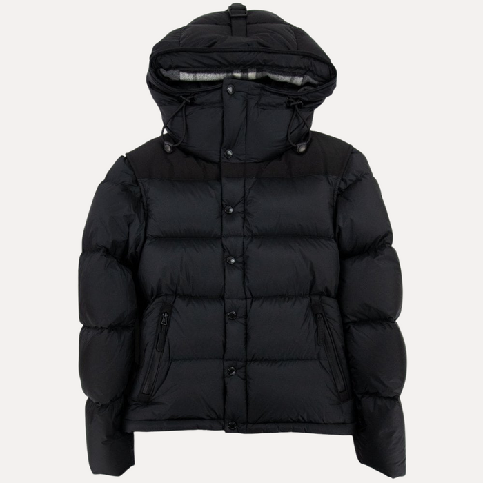 Donkerblauwe pufferjas