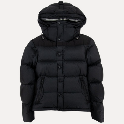 Donkerblauwe pufferjas