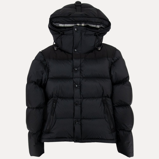 Donkerblauwe pufferjas