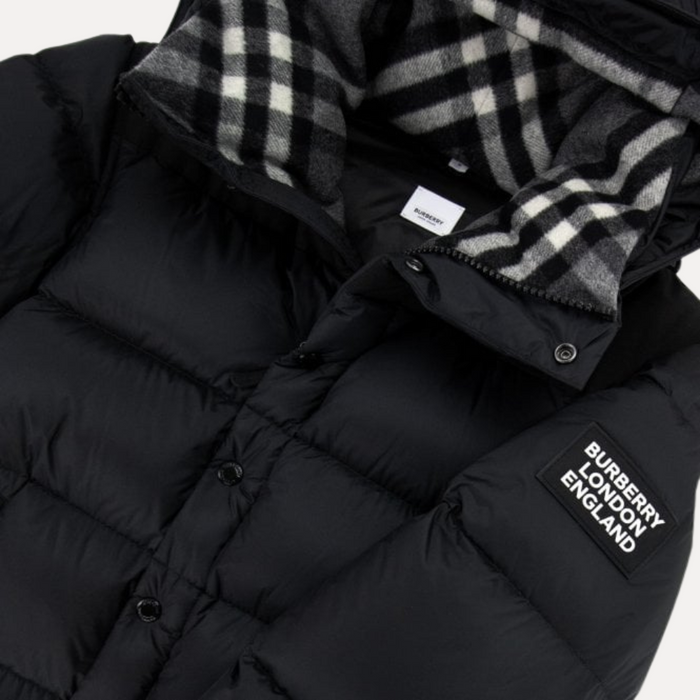 Donkerblauwe pufferjas