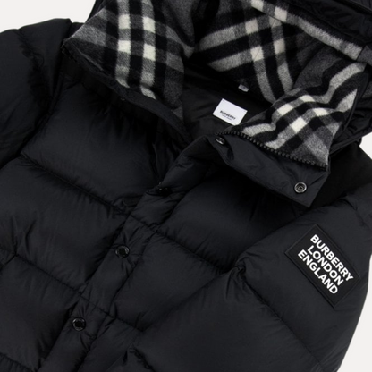 Donkerblauwe pufferjas